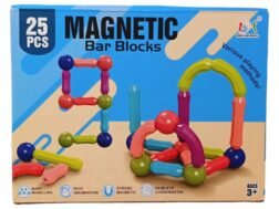 The Punk Magnetic bar Blocks (25 pcs) (Sorting, Stacking & Plugging Toys)