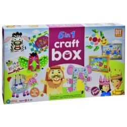 EKTA 6 in 1 Craft Box (DIY Art & Craft Activity Game for Kids) Colourful Projects for Kids- Multi Color