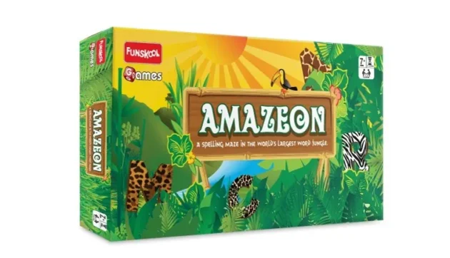 AMAZEON Word Building Jungle Adventure Game for Kids