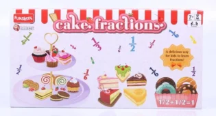 Cake Fractions Board Game for Kids - Fun Way to Learn Fractions
