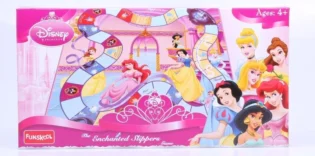 Disney Princess Enchanted Slippers - Magical Board Game for Kids