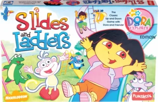 Dora Slides and Ladders Board Game – Slide & Climb with Dora & Friends