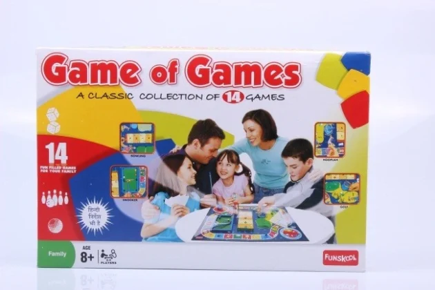 Funskool GAME OF GAMES – 14-in-1 Educational Board Game