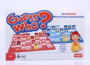 Guess Who Board Game – The Original Mystery Face Guessing Game for Kids