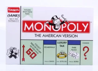 Monopoly America Board Game – Classic Property Trading Game by Funskool
