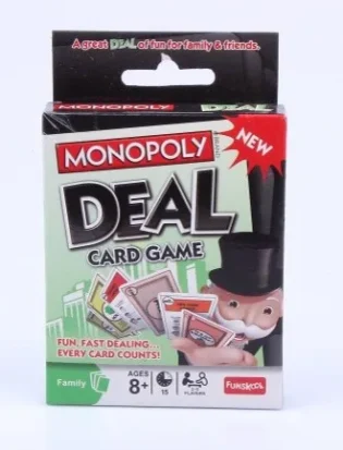 Monopoly Deal Card Game – Quick Strategic Property Game