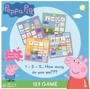 Peppa Pig 123 counting game for kids