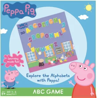 Peppa Pig ABC alphabet learning game for kids