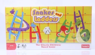 Snakes & Ladders Board Game - Classic Family Fun