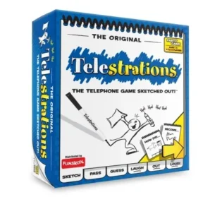 Telestrations – Sketch, Guess, and Laugh Party Game