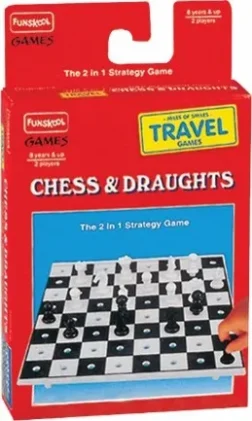 Travel Chess and Draught board game by Funskool