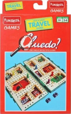 Travel Cluedo detective board game