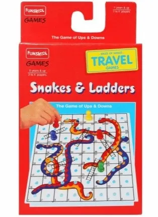 Funskool Travel Snake and Ladder board game