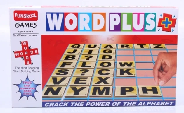 WORD PLUS Educational Word Building Game