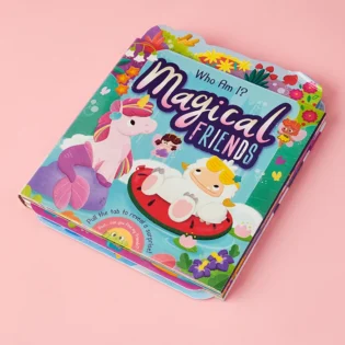Refurbished Who Am I? Magical Friends – Interactive Pull-Tab Storybook with Fairies and Dragons