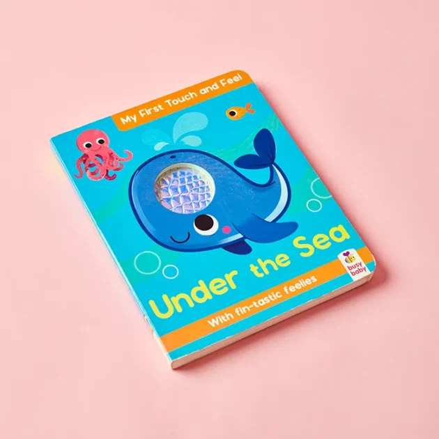 Cover of "My First Touch and Feel Book: Under the Sea" featuring colorful sea creatures
