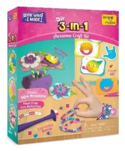 3-in-1 Awesome Craft Kit – DIY Activities for Kids