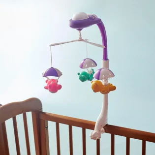 Refurbished Bear Melody Crib Mobile – Soothing Music and Visuals for Babies