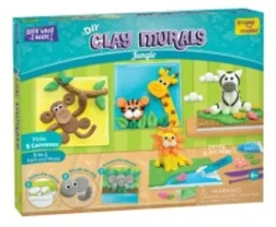 Clay Murals Jungle DIY Art Kit for Kids