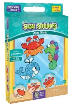Clay Sticker - Aqua World DIY Window Art Kit for Kids