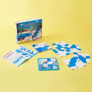 Refurbished Hunt n Hide Puzzle Game – Wildlife Animal Puzzle for Kids