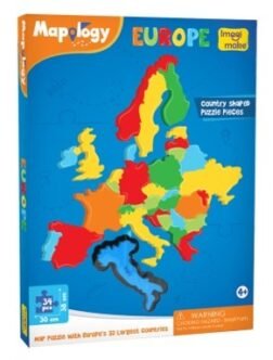 Destination Europe Map Puzzle - Educational Toy for Learning European Countries and Neighbors