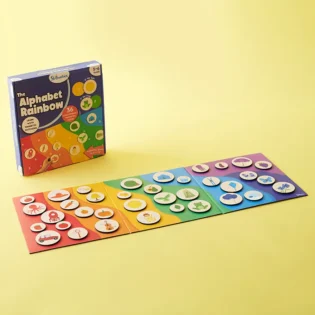 Refurbished Magnetic Match-Alphabet Rainbow – Educational Matching Game