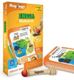 Mapology India Flashcards – Educational Card Game with 450+ Facts on Indian States, Culture, Cities & Landmarks