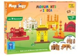 Mapology Monuments of India - 3D Puzzle Kit to Learn Famous Indian Historical Sites