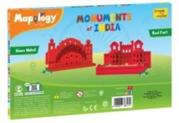 Mapology Monuments of India – 3D Puzzle Toy for Kids Featuring Red Fort and Hawa Mahal
