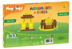 Mapology Monuments of India – 3D Puzzle of Sanchi Stupa and India Gate for Kids