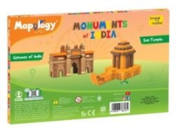 Mapology Monuments of India – 3D Puzzle of Sun Temple and Gateway of India for Kids