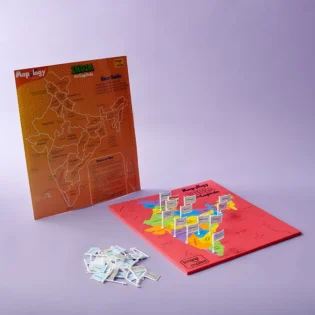 Refurbished Mapology - States with Capitals – Educational India Map Puzzle