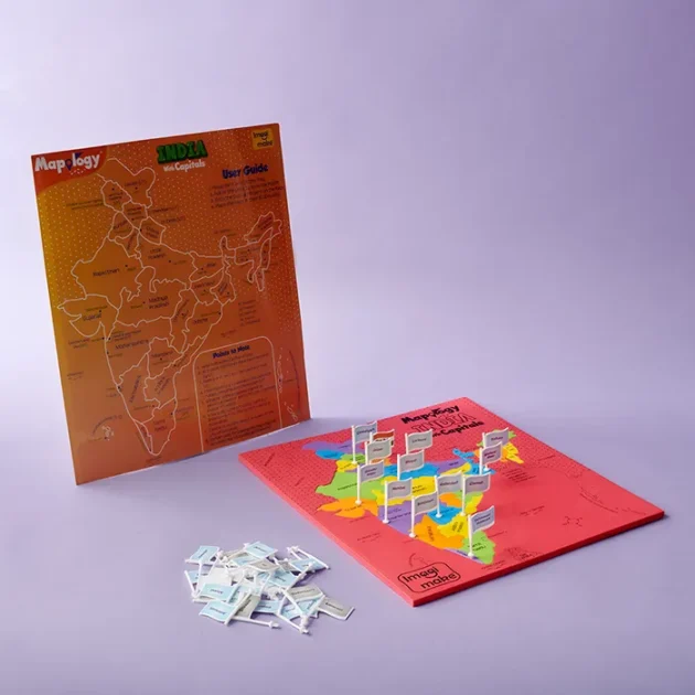 Refurbished Mapology - States with Capitals – Educational India Map Puzzle
