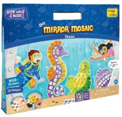 Mirror Mosaic Ocean DIY Craft Kit for Kids with 950+ Stickers by Imagimake