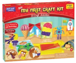 My First Craft Kit – 25+ Easy Crafts for Beginners with 3D, Clay & Mosaic