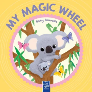Refurbished My Magic Wheel: Baby Animals – Interactive Spin-and-Learn Animal Book for Toddlers