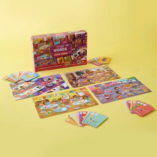 Refurbished My First Words – School Puzzle | Matching Flash Cards and School Objects Game