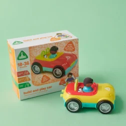 Refurbished NE ELC BUILD AND PLAY CAR – Fun, Colorful STEM Learning Toy for Toddlers
