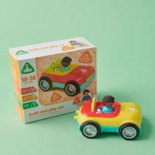 Refurbished NE ELC BUILD AND PLAY CAR – Fun, Colorful STEM Learning Toy for Toddlers