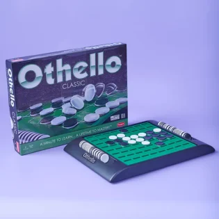 Refurbished Othello Strategy Board Game with Reversible Disks