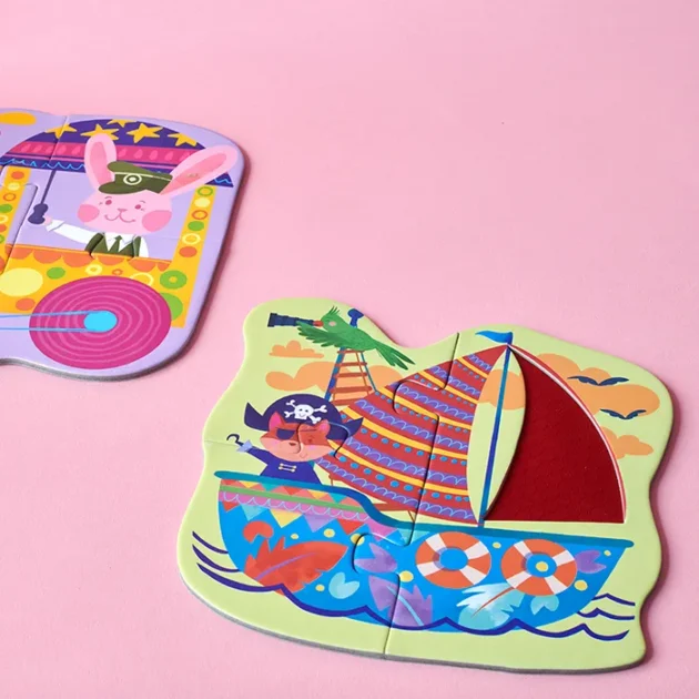 Refurbished PEPPLAY MY FIRST TOUCH & FEEL PUZZLES - VEHICLES - Image 2