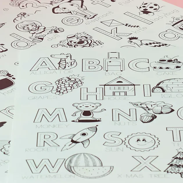 Refurbished PepPlay Doodle Placemats My First Educational Set - Image 2