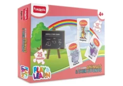 Play & Learn Animal & Sounds Puzzle – Match Animal Sounds Floor Puzzle for Kids