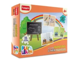 Play & Learn Inventions & Inventors Puzzle – Educational Floor Puzzle to Match Inventors and Their Inventions