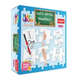 Play & Learn PUZZLE MINI - NUMBERS – Write and Learn Number Puzzle for Preschoolers