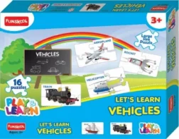 Play & Learn Transport Puzzle – Vehicle Jigsaw Floor Puzzle for Kids