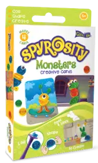 Spyrosity – Monsters DIY Paper Coil Craft Kit for Kids with Monster-Themed Creations
