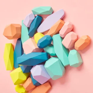 Refurbished Stack it up-Balancing stones – Colorful Educational Toy