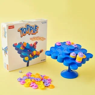 Refurbished Topple Balancing Strategy Game for Kids